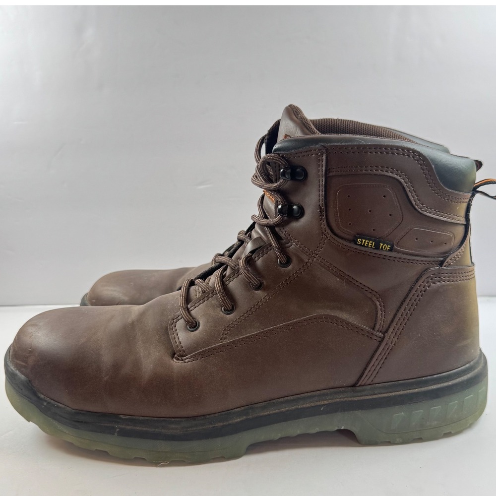 Brahma Mens Steel Toe Work Boots Brown MNBR22EZ001E Size 13 ASTM F 2413-18
